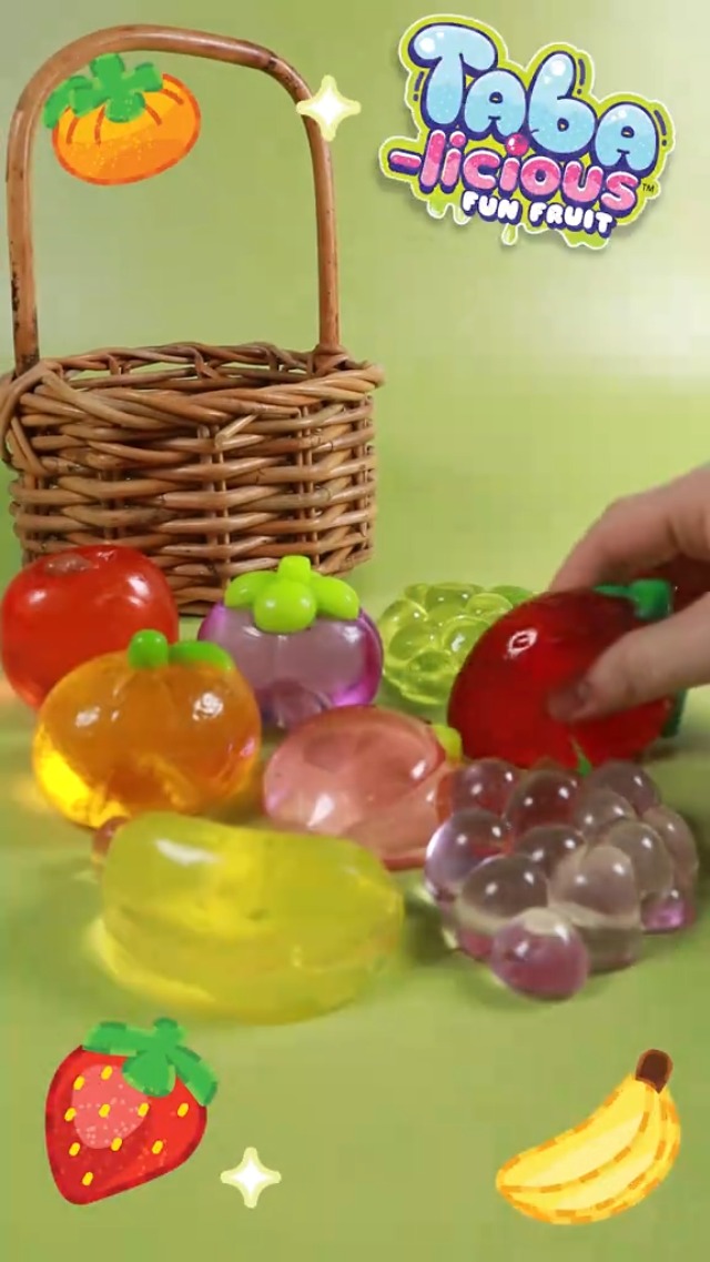 Amazon.com: ORB Tabalicious TABA Squishy Strawberry Fun Fruit Toy
